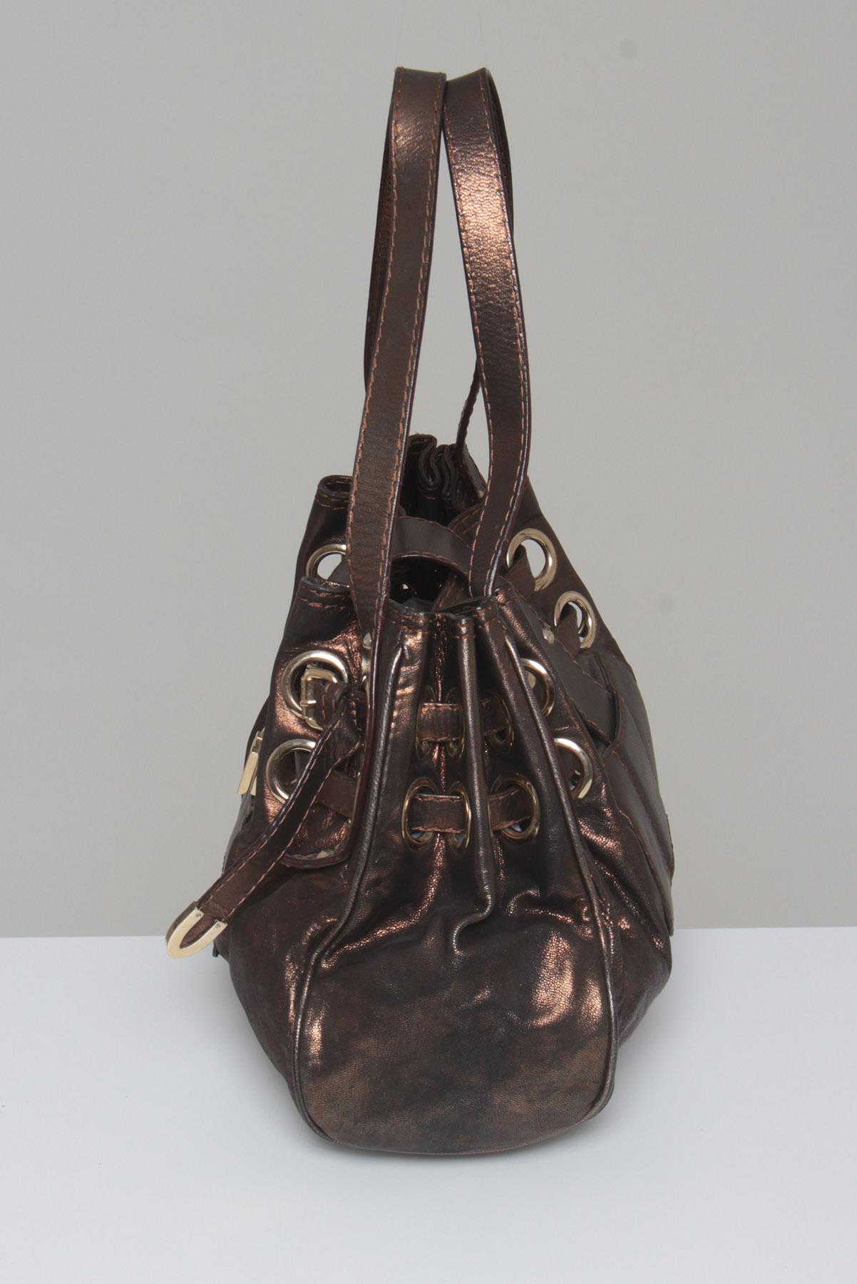 Bolsa Jimmy Choo Romana Hobo Metalizado
