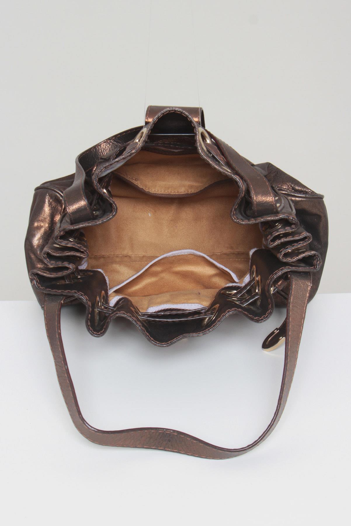 Bolsa Jimmy Choo Romana Hobo Metalizado