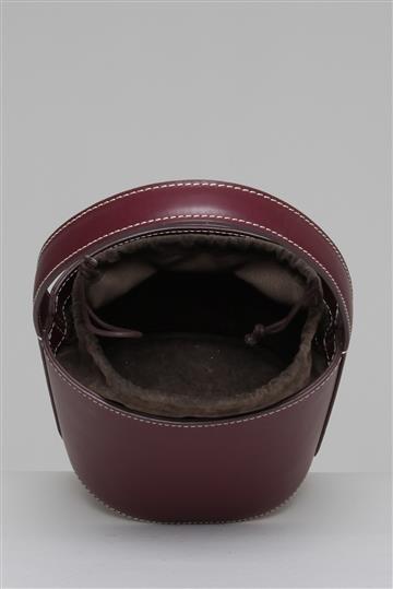 Bolsa Staud Bucket Bordô