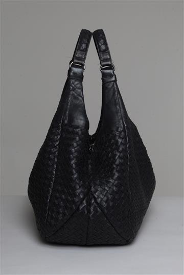 Bolsa Bottega Veneta Hobo Intrecciato Preta