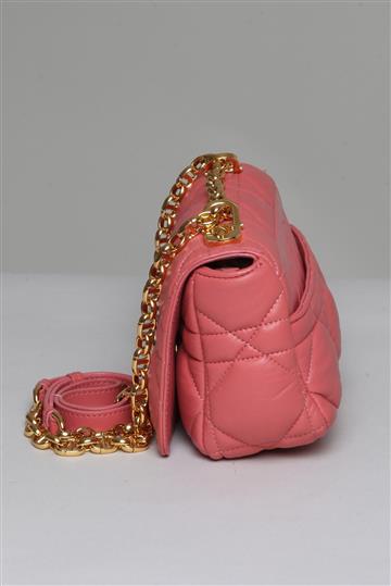 Bolsa Christian Dior Caro Chain  Crossbody Rosa