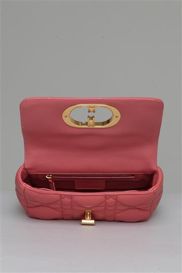 Bolsa Christian Dior Caro Chain  Crossbody Rosa