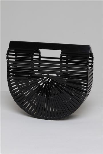 Bolsa Cult Gaia Acetato Preta