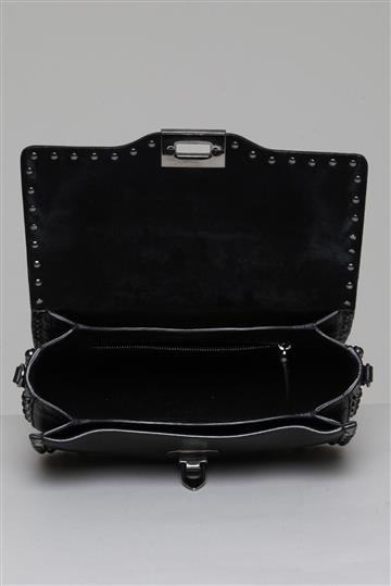 Bolsa Valentino Rolling Rockstud Preta