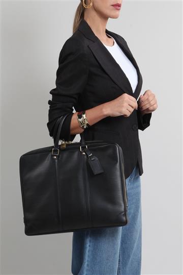 Mala Louis Vuitton Executiva Couro Epi Preta