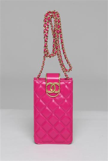 Bolsa Chanel Porta Celular Rosa