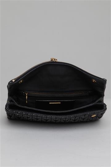 Bolsa Miu Miu Clutch Matelassê Preto