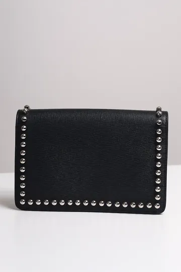 Bolsa Fendi Karlito Wallet Chain Preta