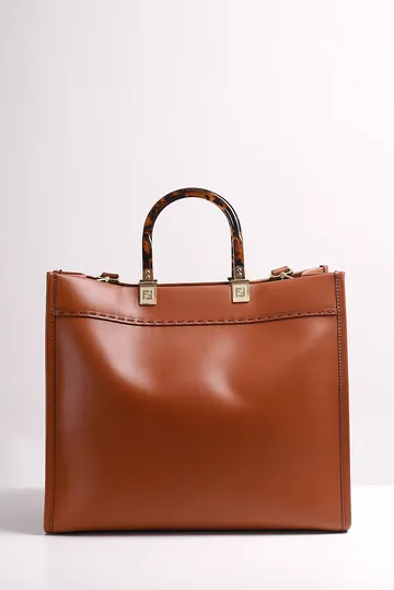 Bolsa Fendi Tote Sunshine Caramelo
