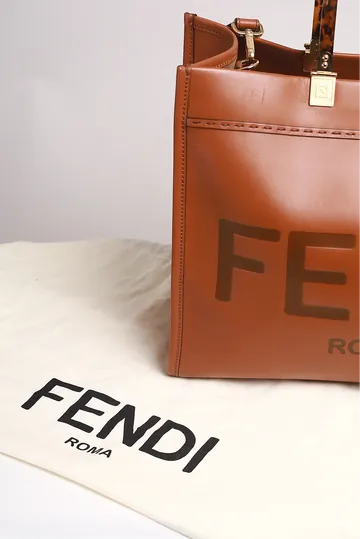 Bolsa Fendi Tote Sunshine Caramelo