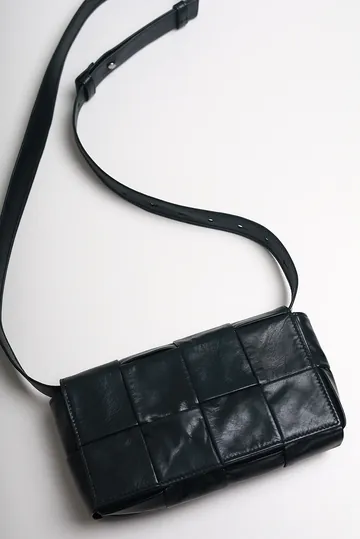 Bolsa Bottega Veneta Pochete Cassete Belt Verde