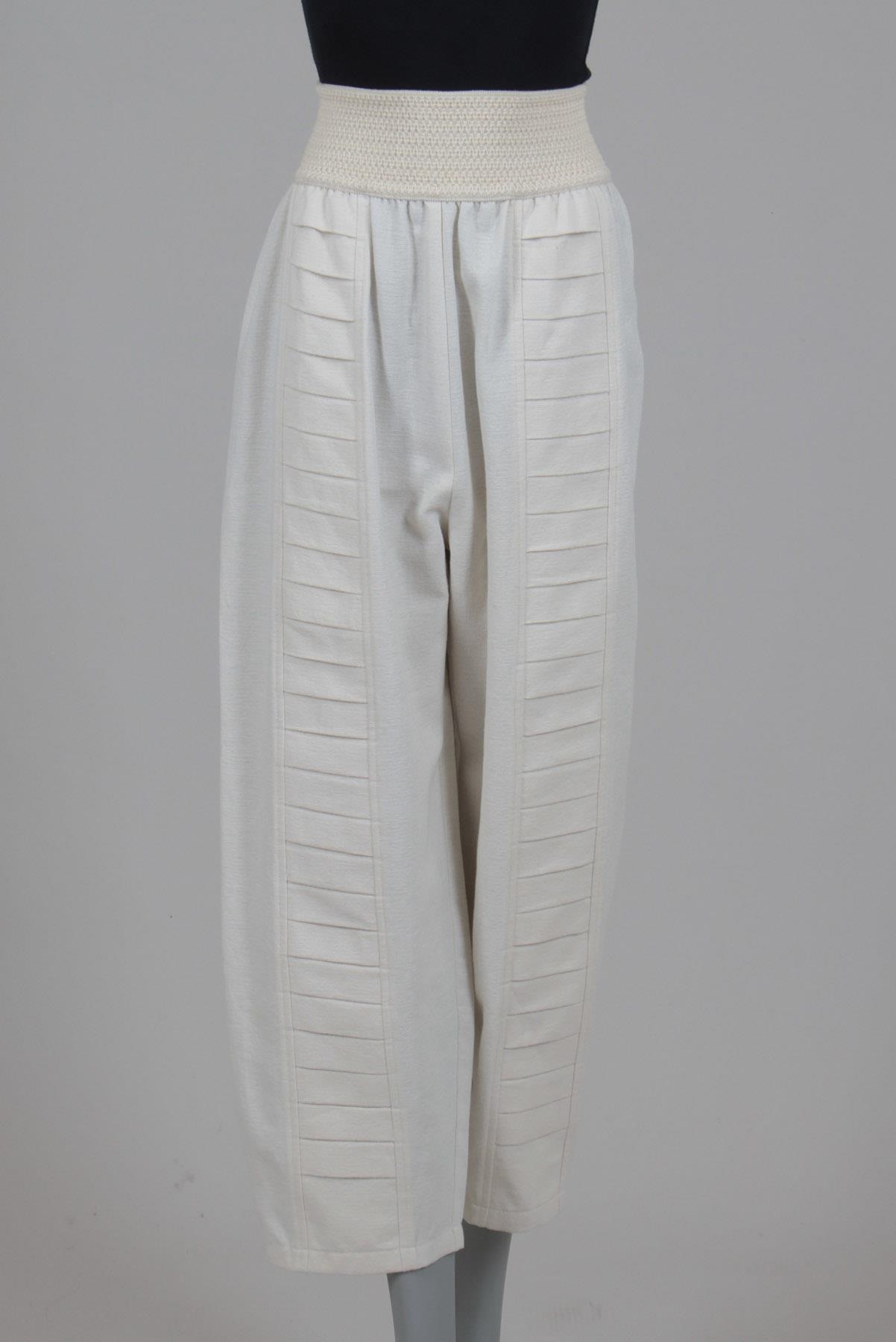 Calça A. Niemeyer Cós Elastico Off-White