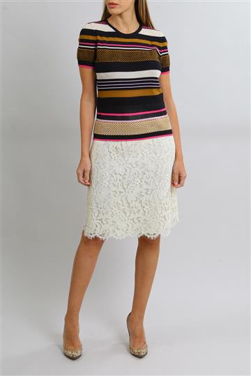 Blusa Salvatore Ferragamo Malha Colorido