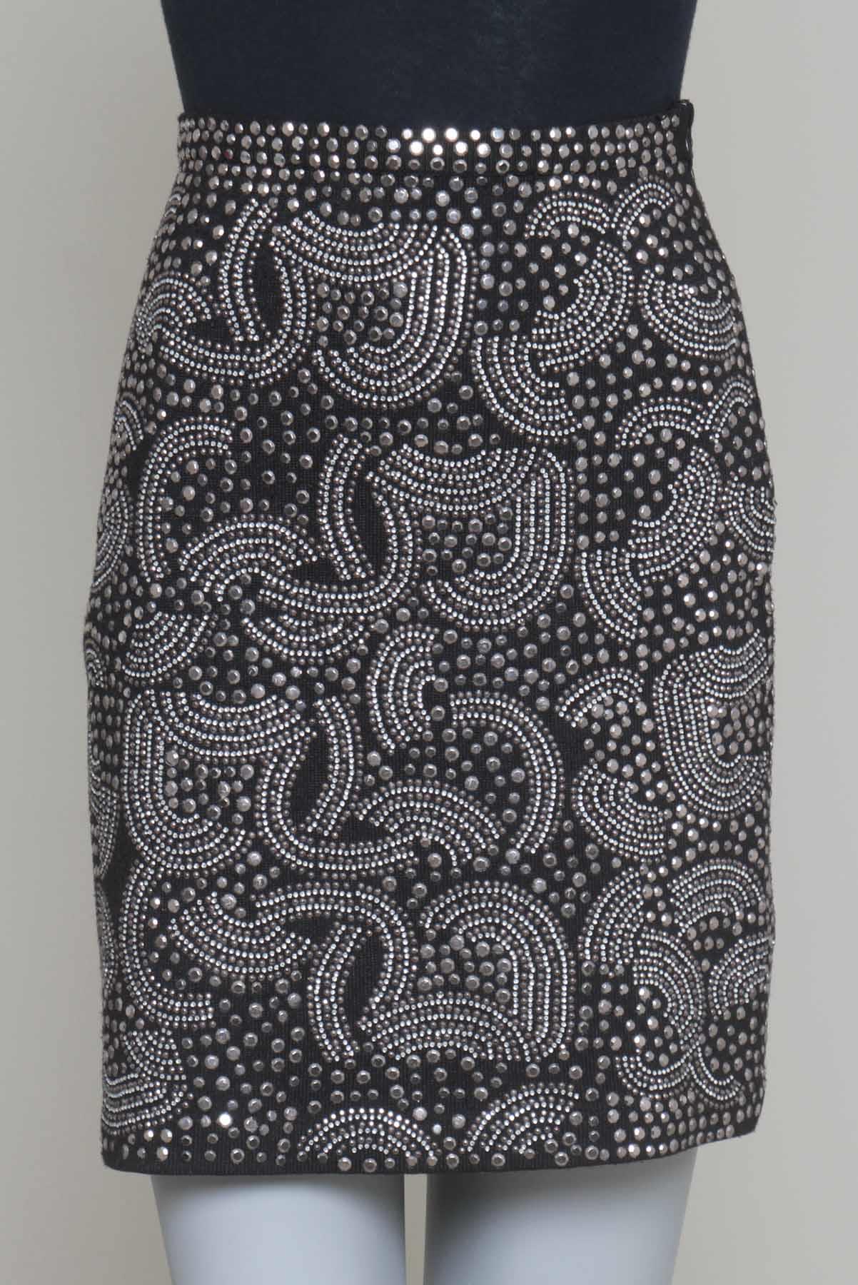 Saia Achados da New Mini Pedrarias Preto