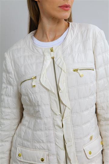 Casaco Luisa Spagnoli  matelassê Off-White