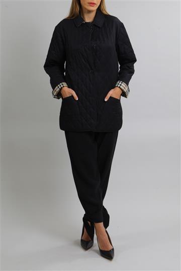 Casaco Burberry Quilted Preto