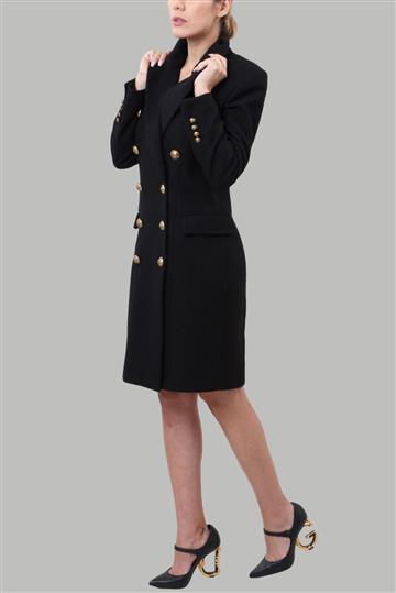 Casaco Sobretudo Balmain Preto