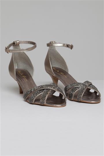 Sandália Achados da New Pedrarias Metalizado