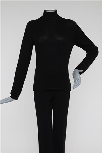 Blusa Tricô  Lurex Preto