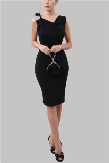 Vestido Blumarine Cristais Preto