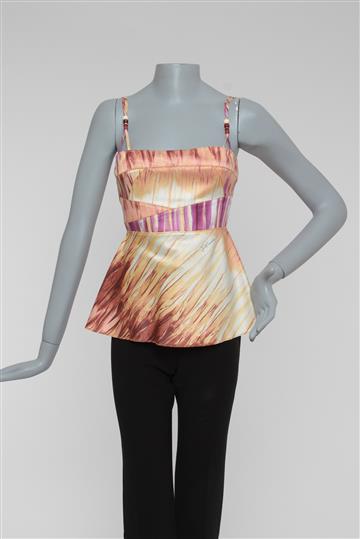 Blusa Just Cavalli Alça com Miçangas Colorido