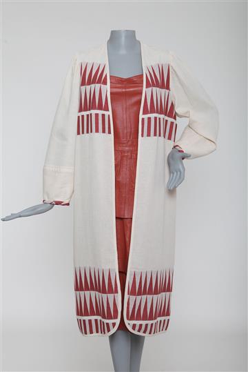 Casaco A. Niemeyer Longo 100% Algodão Estampado