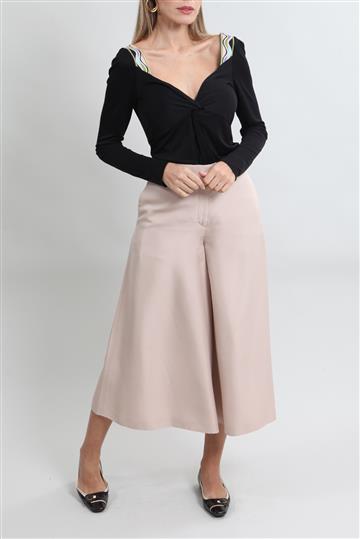 Calça Valentino Pantacourt Bege