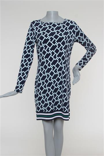 Vestido Achados da New Tubinho Malha Fria Azul