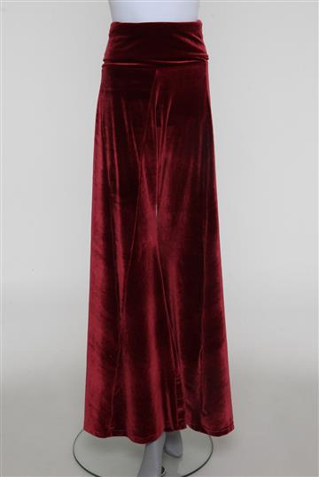 Calça A. Niemeyer Pantalona Veludo Vermelho