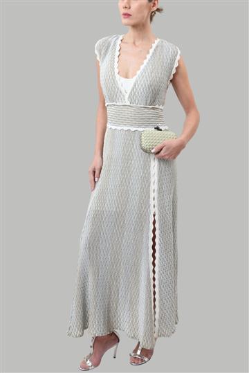 Vestido Lolitta Brilho Cinza