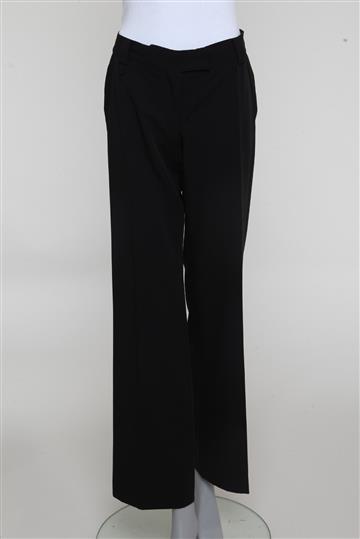 Calça Stella McCartney Alfaiataria de Lã Preta