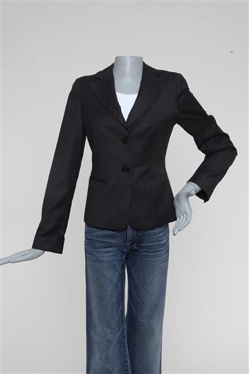 Blazer Emporio Armani Alfaiataria de Lã Fria Preto