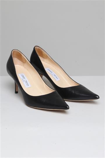 Sapato Jimmy Choo Scarpin Couro Preto