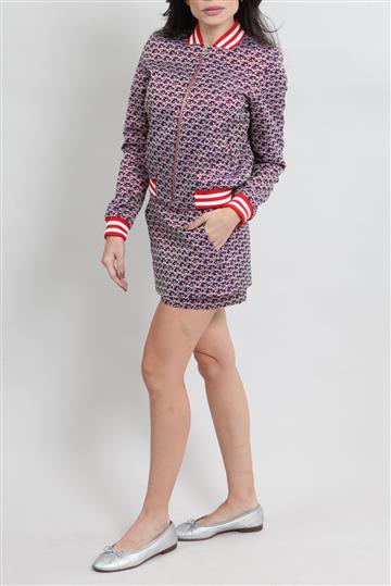 Shorts Saia Maje Floral Brilho Colorido