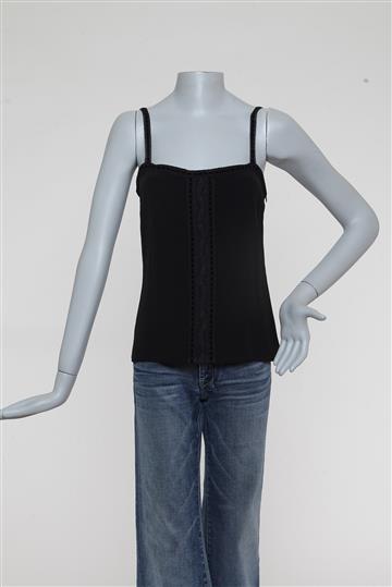 Regata Moschino Crepe de Seda Preto