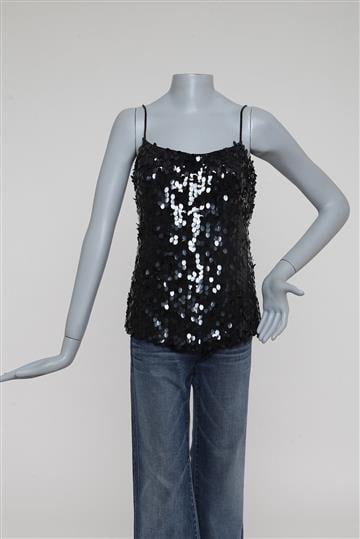 Regata Emporio Armani Paetê Preto