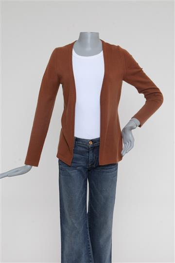 Sueter Cardigan Cashmere Marrom
