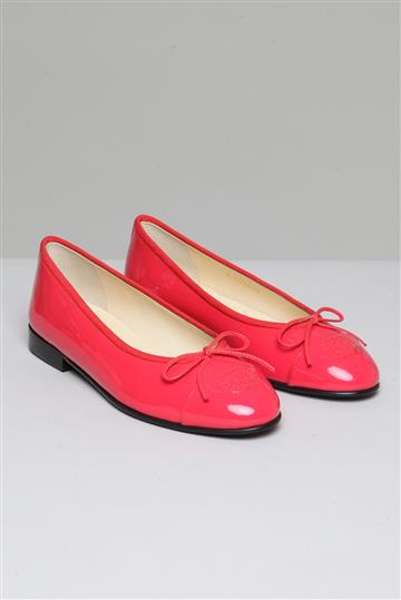 Sapatilha Chanel Verniz Rosa