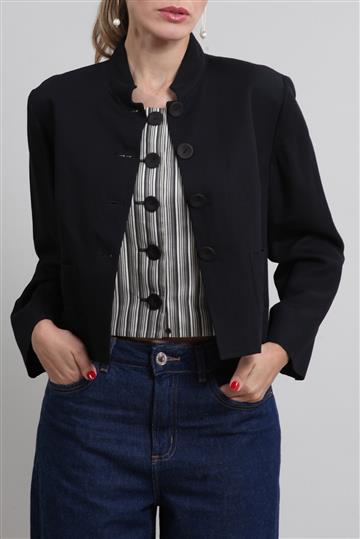 Conjunto Kenzo Blazer e Colete Preto