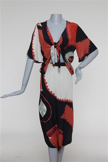 Macacão Achados da New de Luca Seda Saruel Estampado