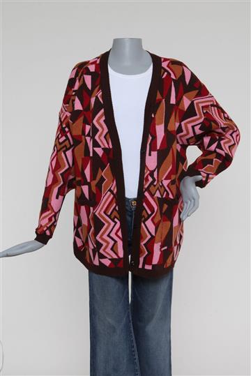 Sueter Lilly Sarti Cardigan   Estampado