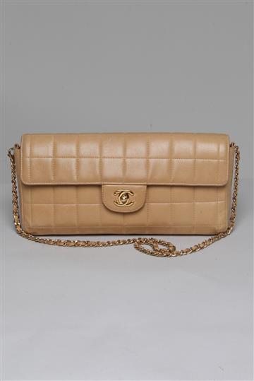 Bolsa Chanel Vintage Lambskin  Bege