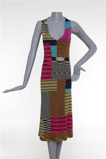 Vestido Missoni Lurex Colorido