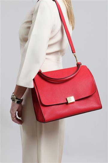 Bolsa Celine Trapeze Vermelho