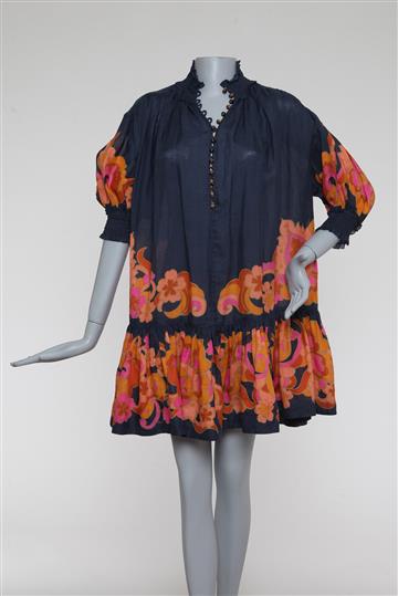 Vestido Zimmermann Estampado Azul