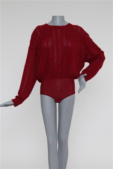 Body A. Niemeyer Manga Longa Bordô