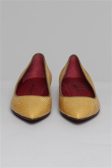 Sapatilha Lanvin Python Amarelo