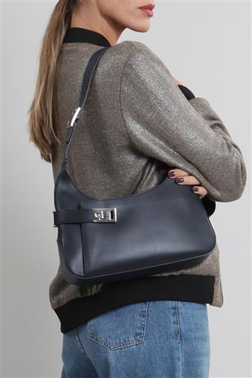 Bolsa Salvatore Ferragamo Baguete Vintage Azul