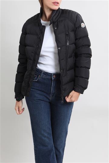 Casaco Moncler Puffer Pespontado Preto