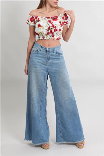 Blusa Dolce & Gabbana Croped Floral Estampado